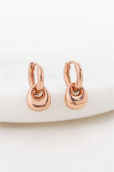 Sadie Large Rose Gold Hoop Earrings